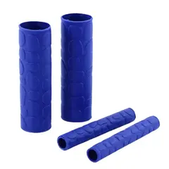 GENERICO - Protector Cubre Manillar Y Puños Para Motocicleta Azul