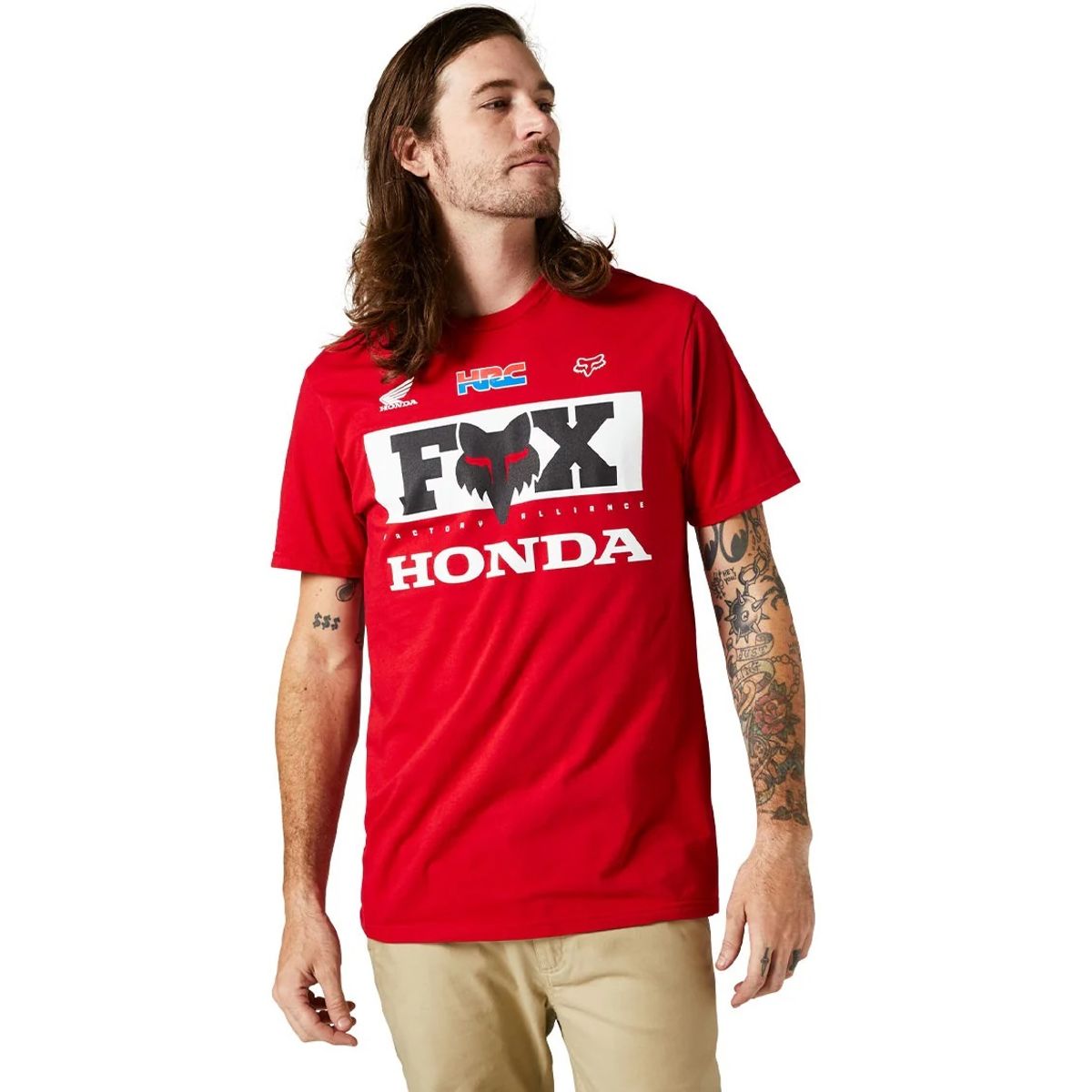 FOX RACING - Polera FOX RACING HONDA HRC Premiun Edición Limitada Roja