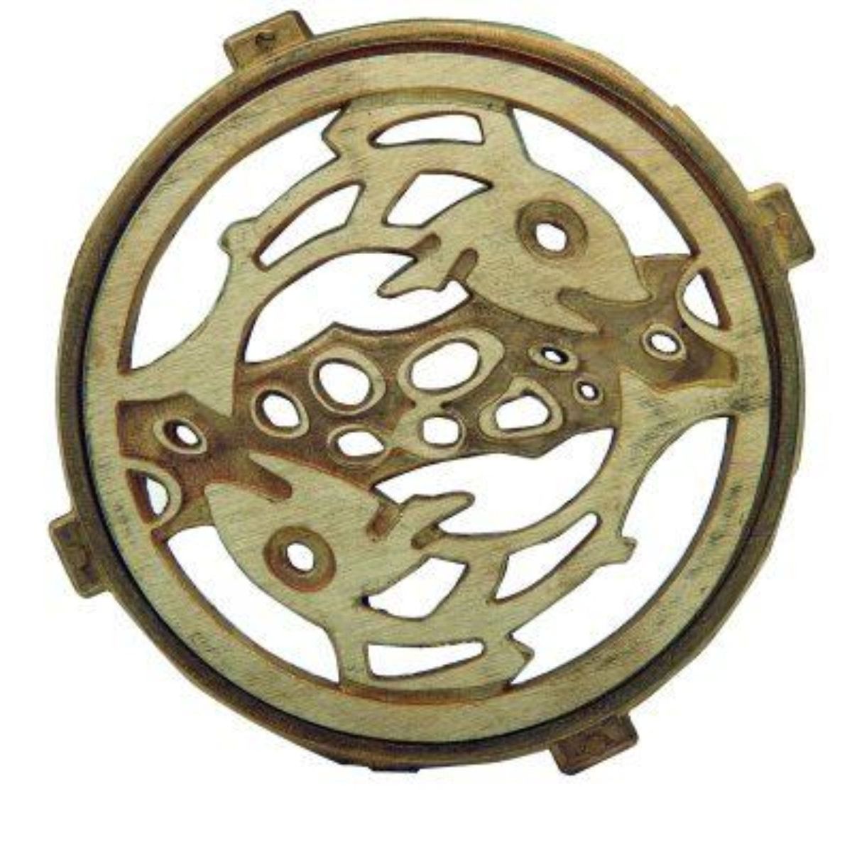 POLI - Rejilla Pileta POLI Redonda 110 mm Bronce