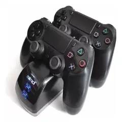 MIMD - Dual Cargador Control Y Soporte Ps4 03-dbg631 Color Negro