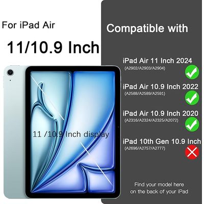 Imagen 2 del producto Carcasa funda Para iPad Air 6 11"" 2024 / Transparente Gris Lavanda
