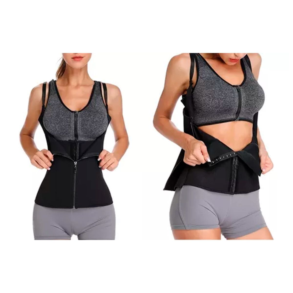 GENERICO - Faja Sauna Modeladora Y Reductora Cintura Talla XL