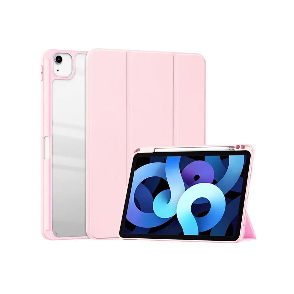 GENERICO - Carcasa funda Para iPad Air 6 11" 2024 / Transparente Rosado