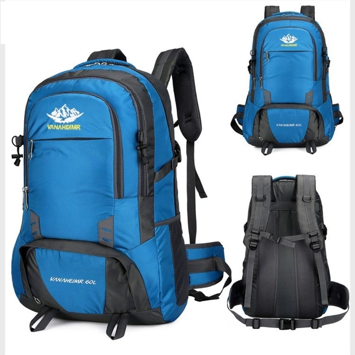 GENERICO - Mochila Multifuncional Outdoor Camping Trekking 60 Litros