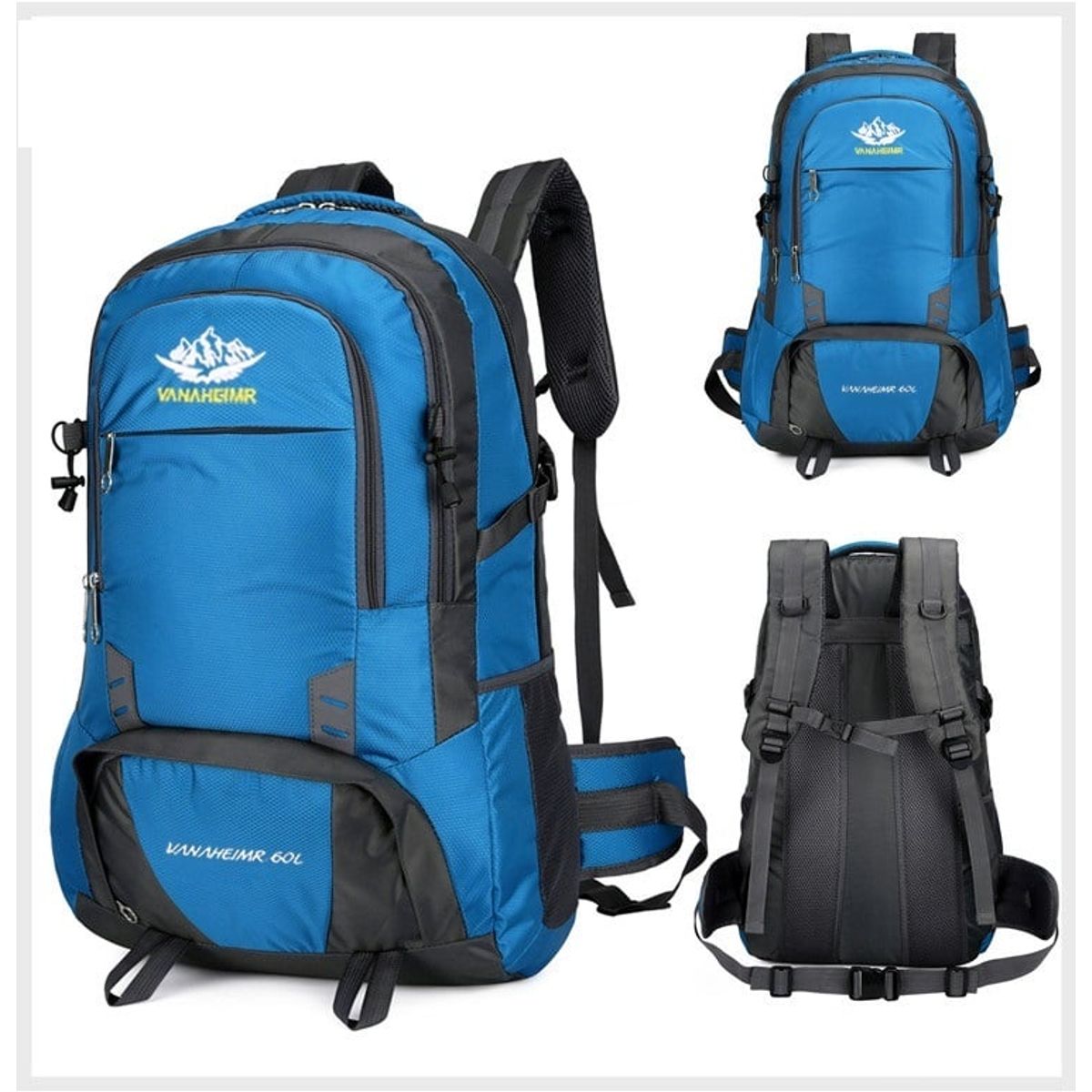 GENERICO - Mochila Multifuncional Outdoor Camping Trekking 60 Litros