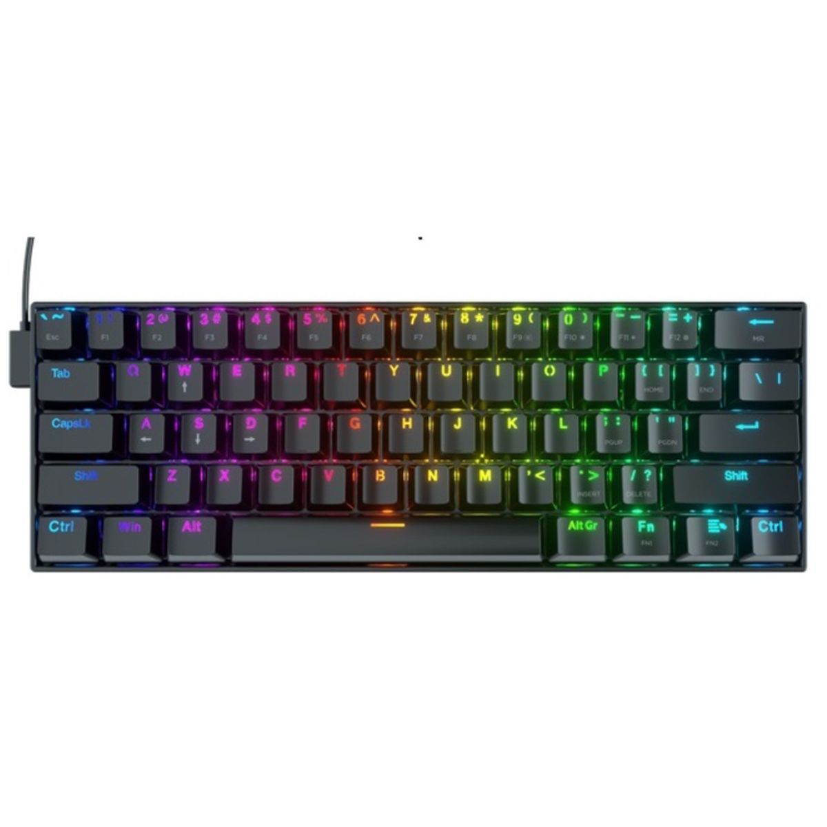 REDRAGON - Teclado Gamer - Redragon Dragonborn K630 - USB 2.0 - Black
