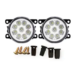 GENERAC - Par Focos Neblineros 9led 91mm Blanco + Blanco
