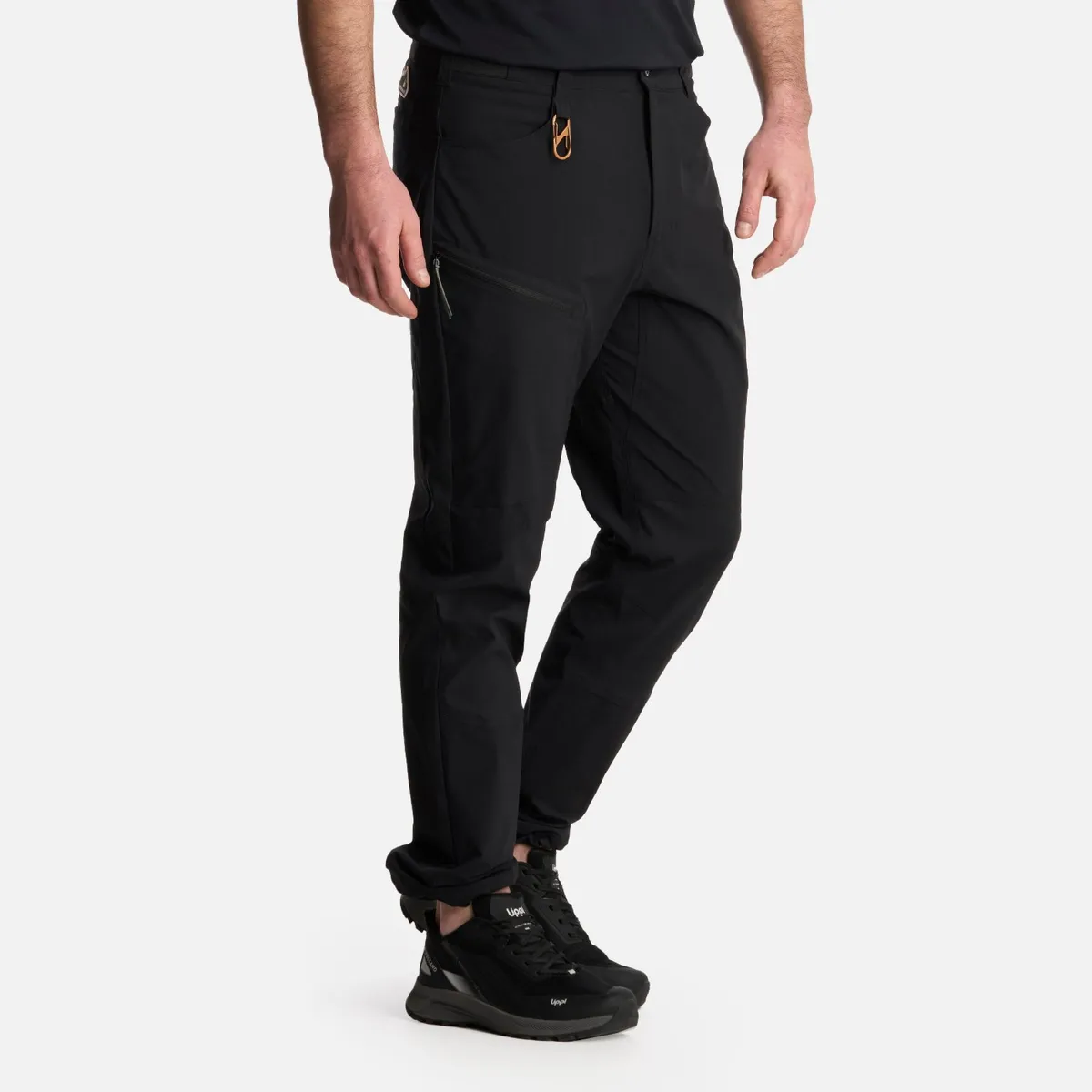 LIPPI - Pantalón Hombre Lennox Q-Dry Regular Fit Pants Negro Lippi