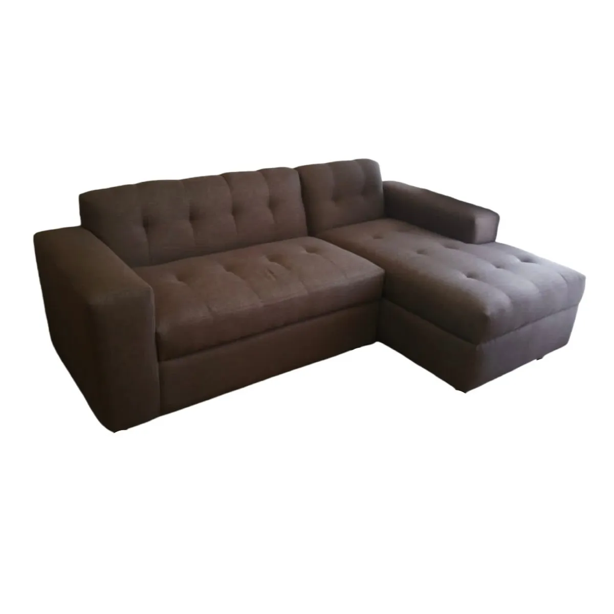 MUEBLES NEW - SECCIONAL MILAN DERECHO CHOCOLATE LINO