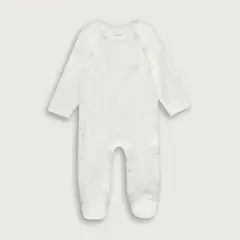 OPALINE - Pijama Unisex bebé Blanco 39568