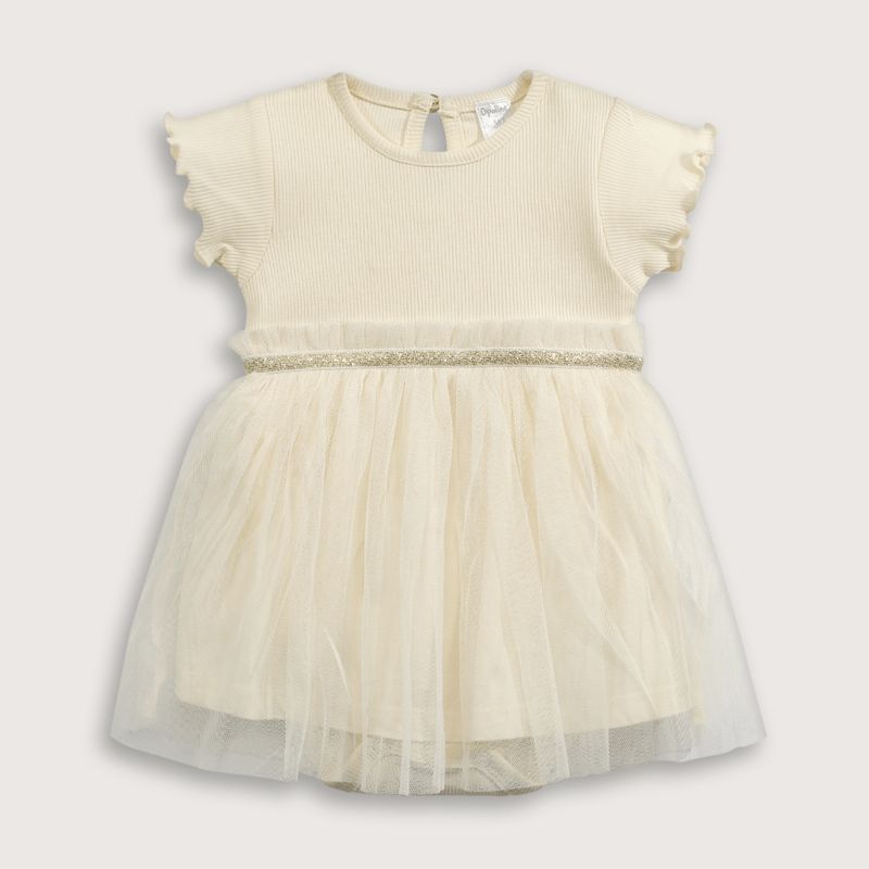 OPALINE - Vestido Bebé niña Blanco 39626 Opaline