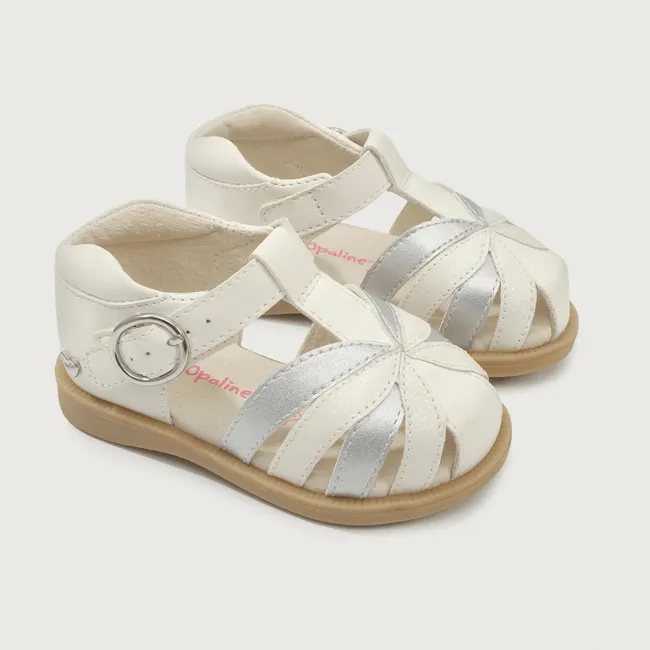 OPALINE - Sandalia Bebé niña Blanco 39446 Opaline