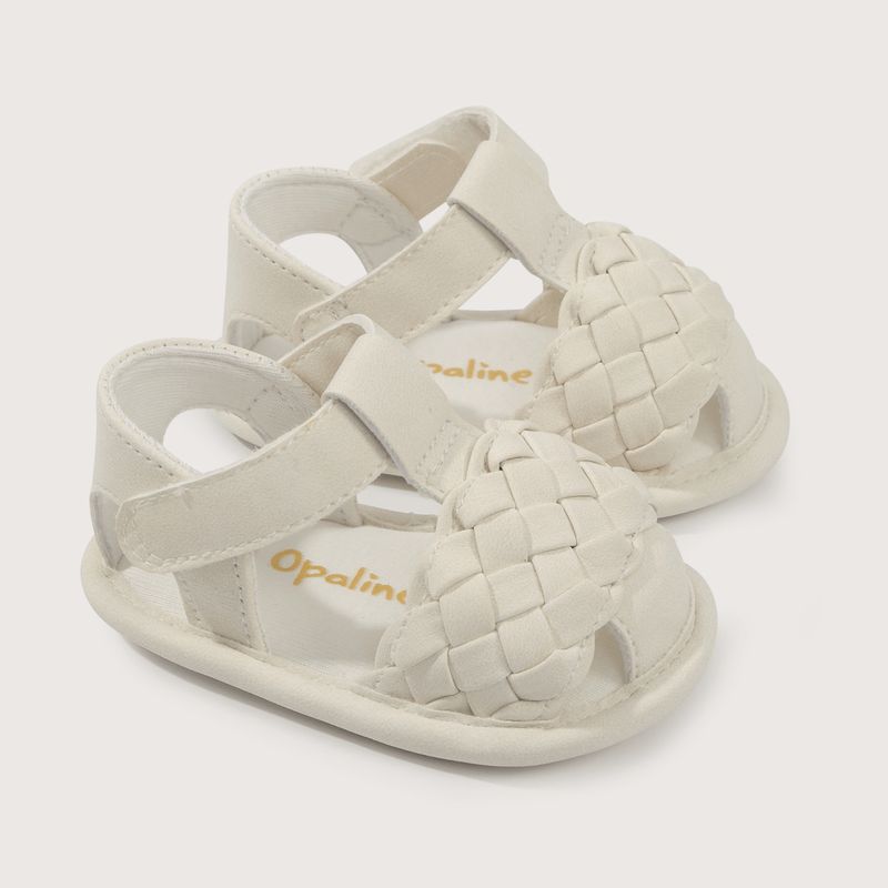 OPALINE - Sandalia Bebé niña Blanco 39444 Opaline
