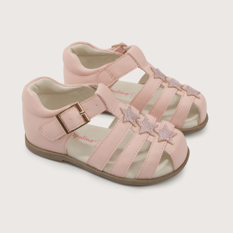 OPALINE - Sandalia Bebé niña Rosa 39453 Opaline