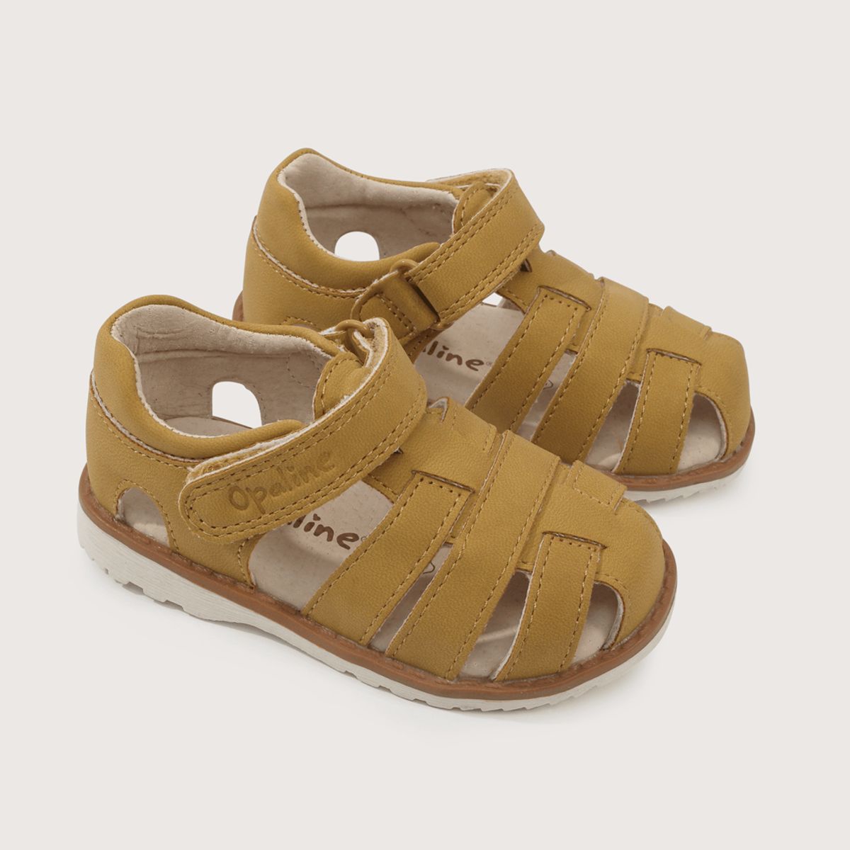 OPALINE - Sandalia Bebé niño Amarillo Topacio 39462 Opaline