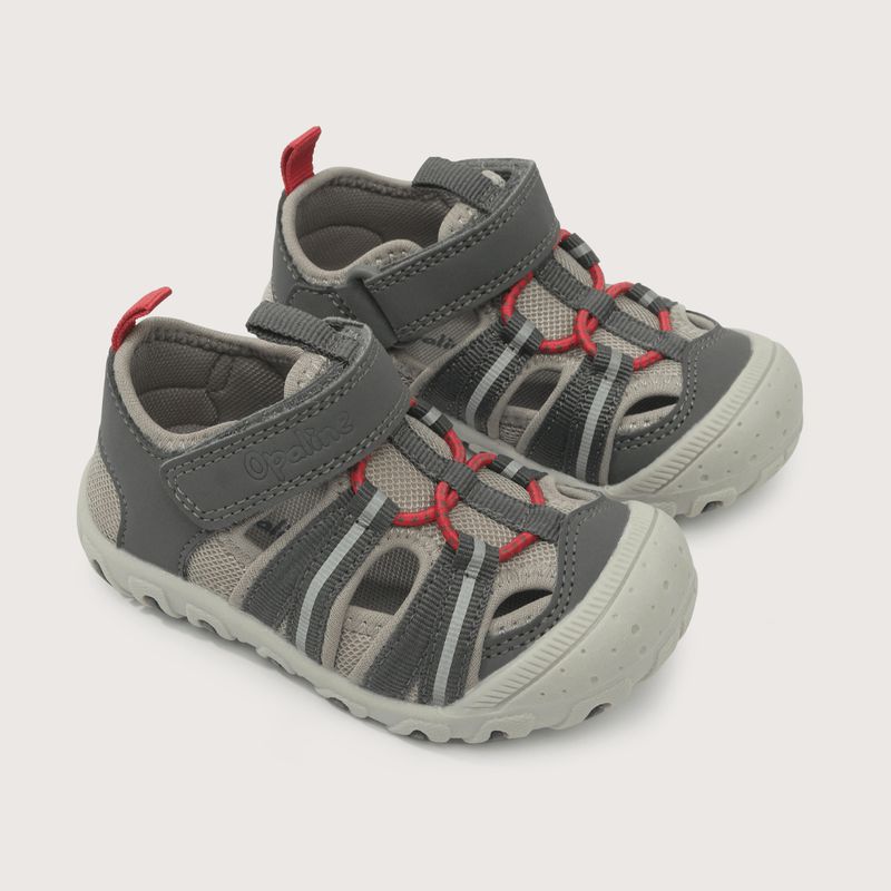 OPALINE - Sandalia Bebé niño Gris 39469 Opaline