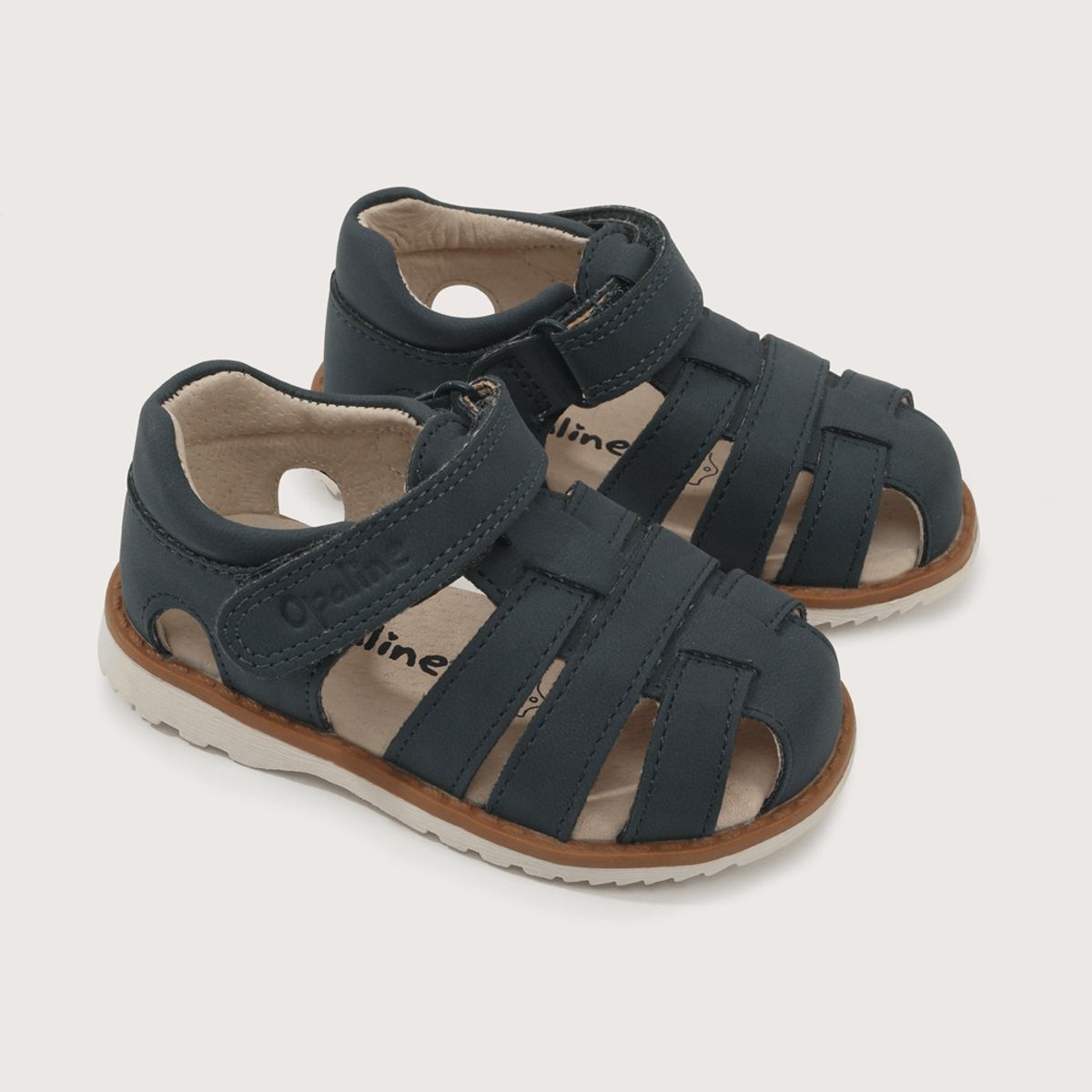 OPALINE - Sandalia Bebé niño Azul 39458 Opaline