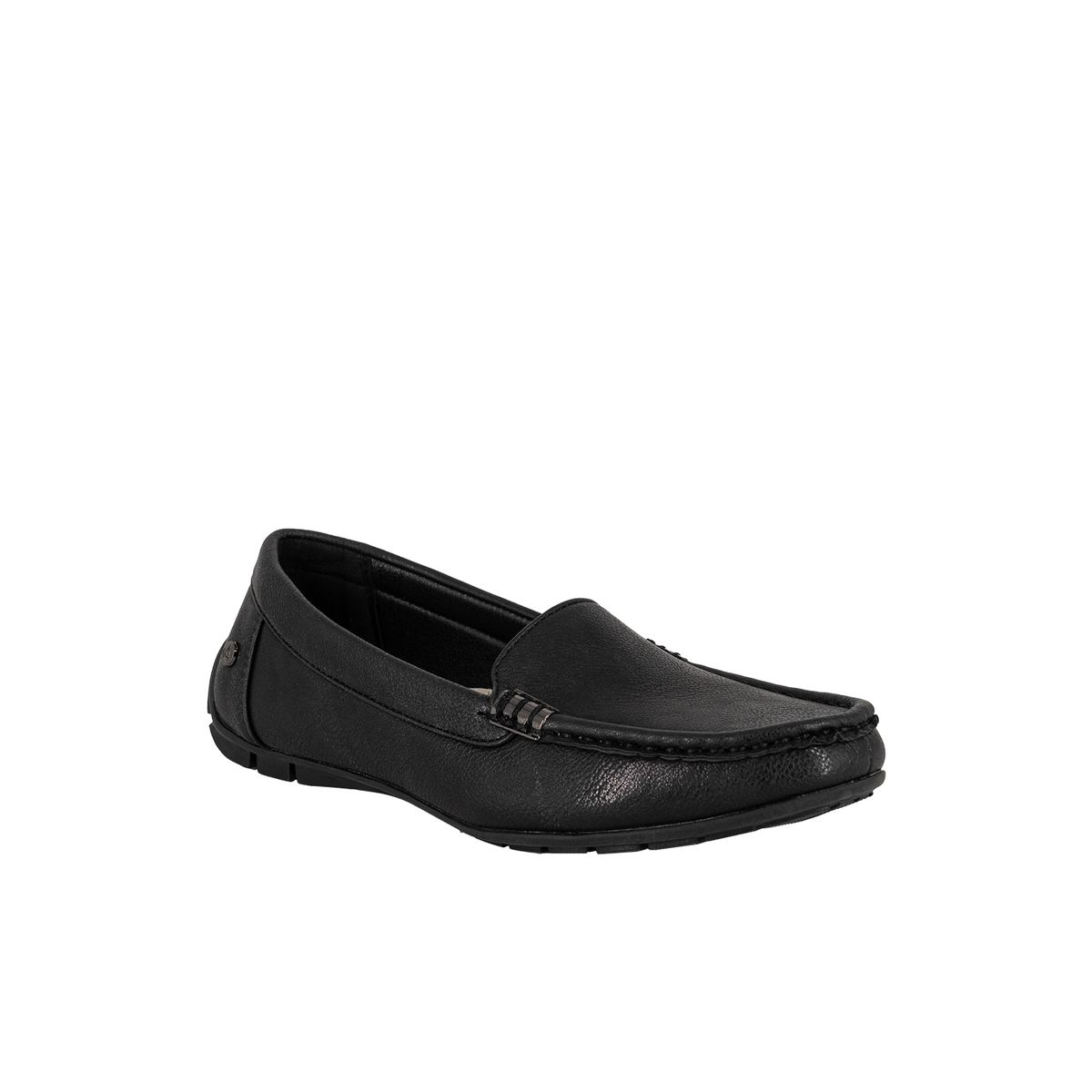 ALQUIMIA - Mocasin Mujer Negro Santis Alquimia