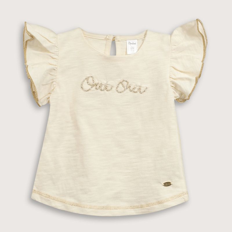 OPALINE - Polera Bebé niña Beige 39538 Opaline