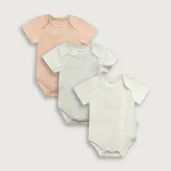 OPALINE - Pack bodies Bebé niña Rosa 39500