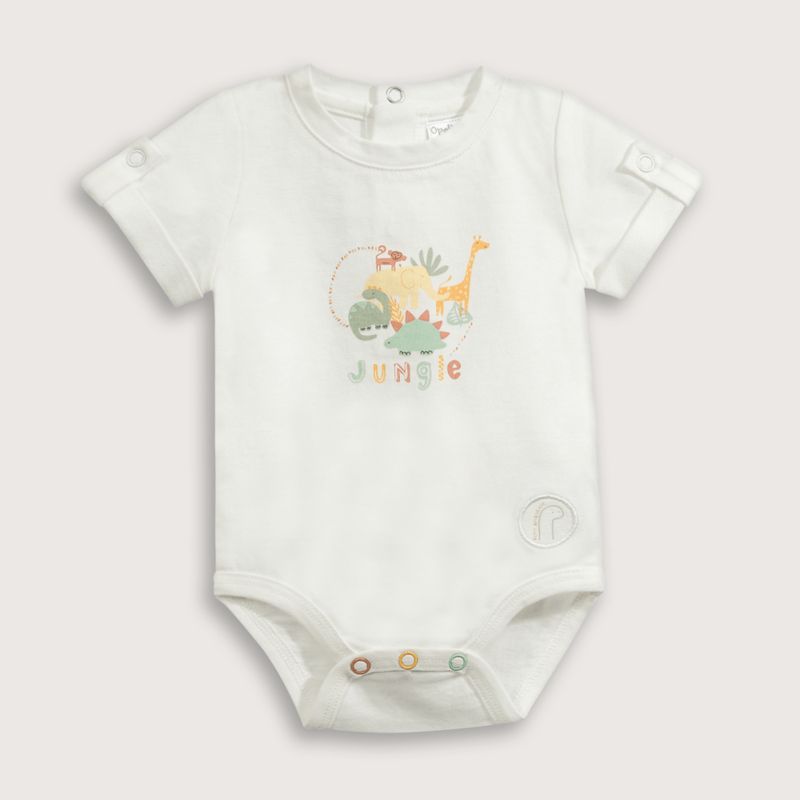 OPALINE - Body Bebé niño Blanco 39508 Opaline