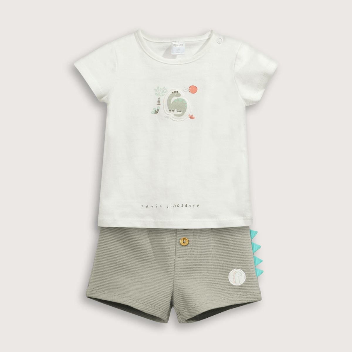 OPALINE - Conjunto Bebé niño Verde Militar 39524 Opaline