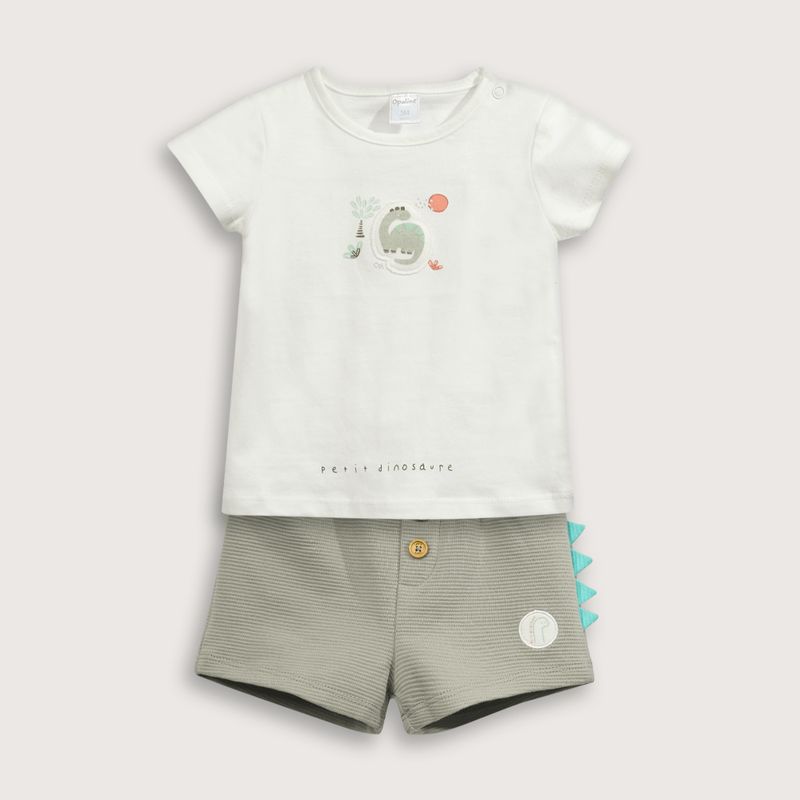 OPALINE - Conjunto Bebé niño Verde Militar 39524 Opaline