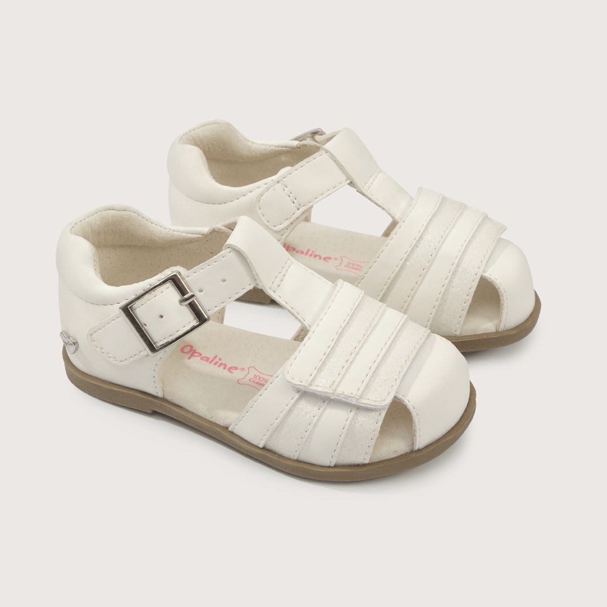 OPALINE - Sandalia Bebé niña Blanco 39448 Opaline