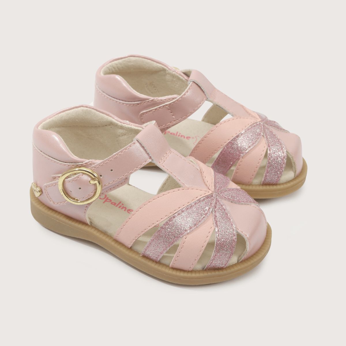OPALINE - Sandalia Bebé niña Rosa 39451 Opaline