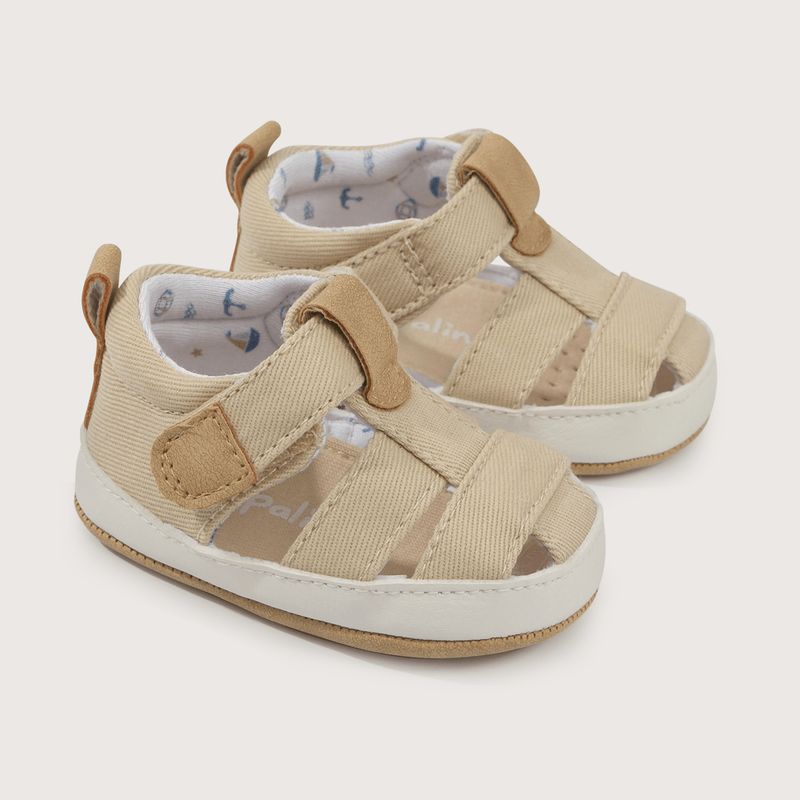 OPALINE - Sandalia Bebé niño Beige 39459 Opaline