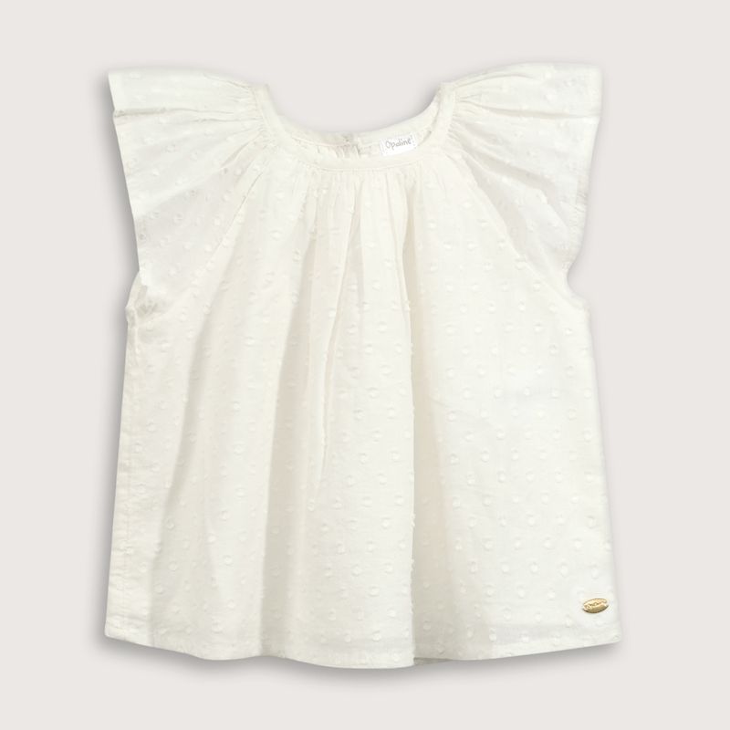 OPALINE - Blusa Bebé niña Blanco 39507 Opaline