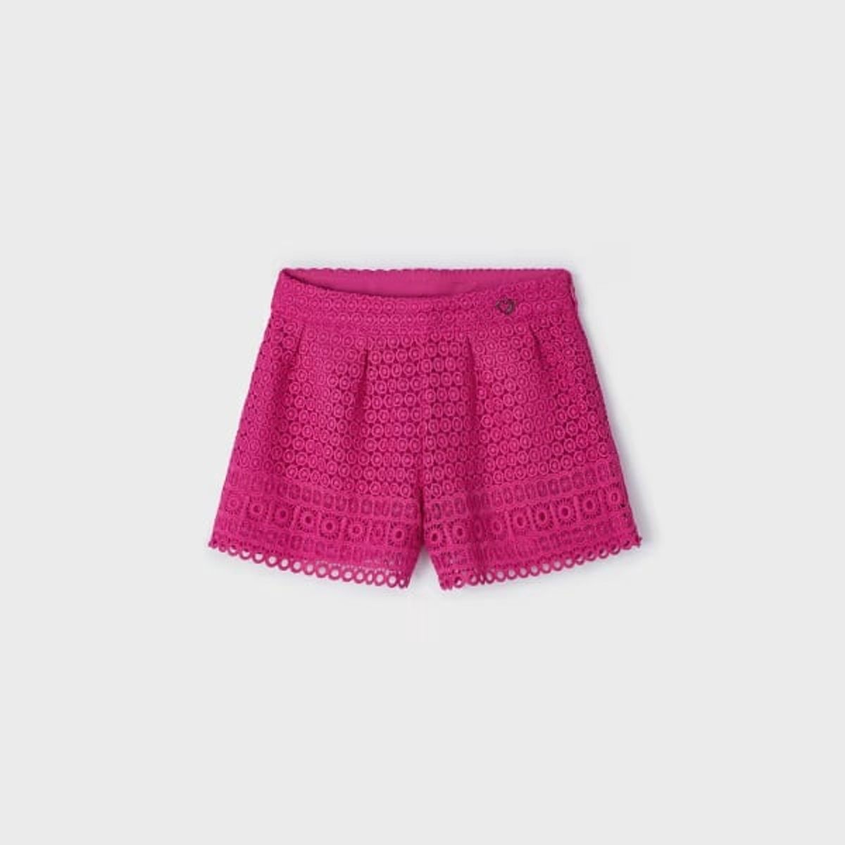 MAYORAL - Short guipur para niña