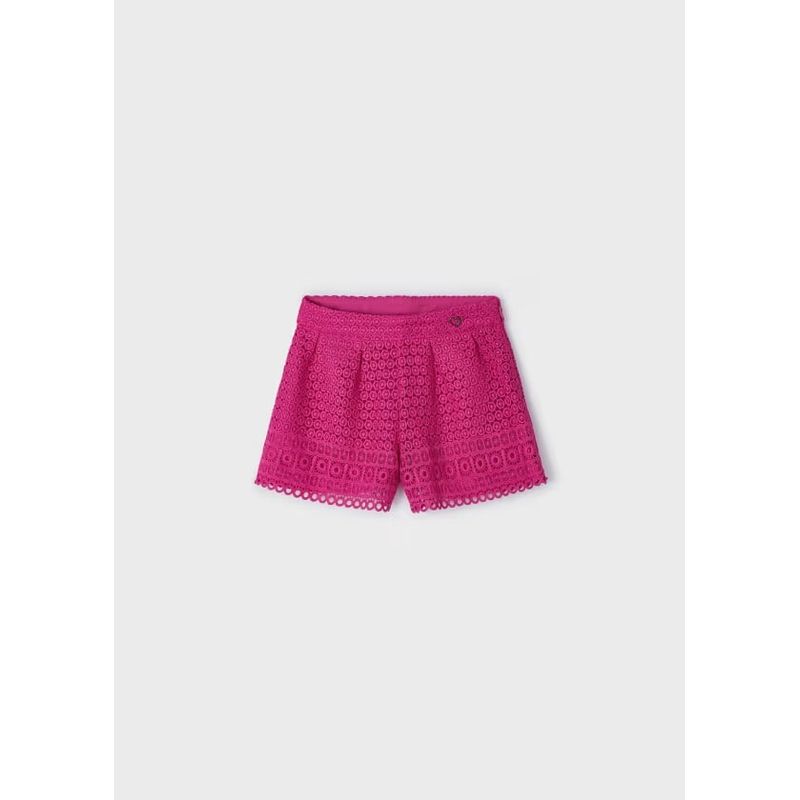 MAYORAL - Short guipur para niña