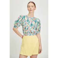 IO - Blusa Manga Corta Calipso Mujer