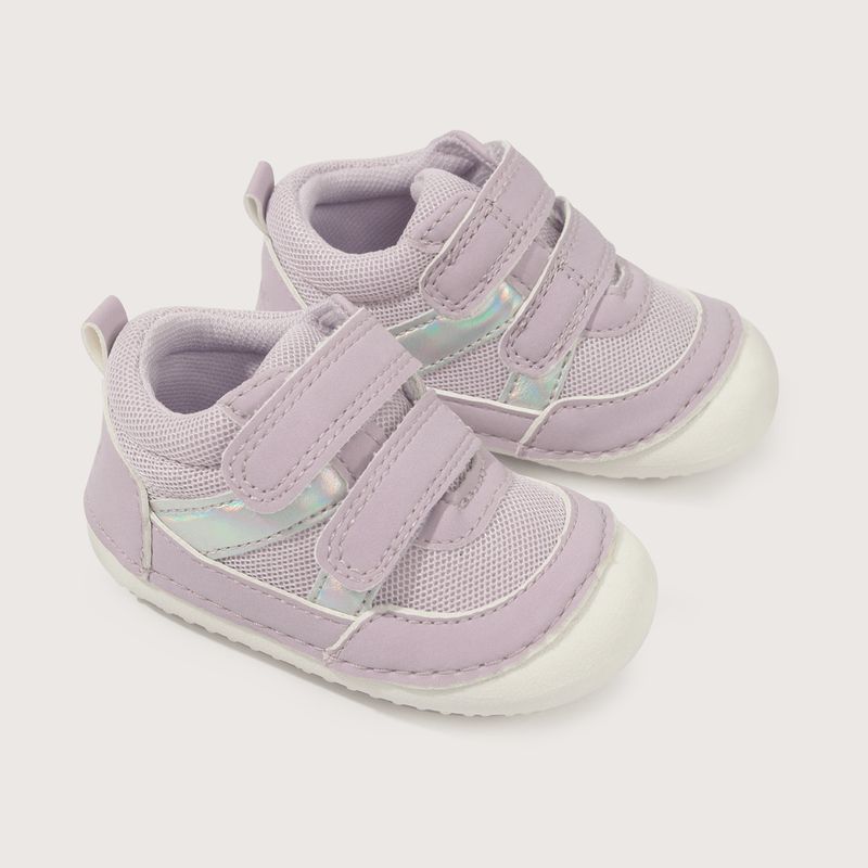 OPALINE - Zapatilla Bebé niña Lila 39471 Opaline