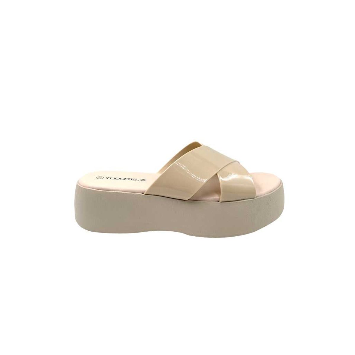 TODOPIEL - Sandalia Mujer Beige Todopiel
