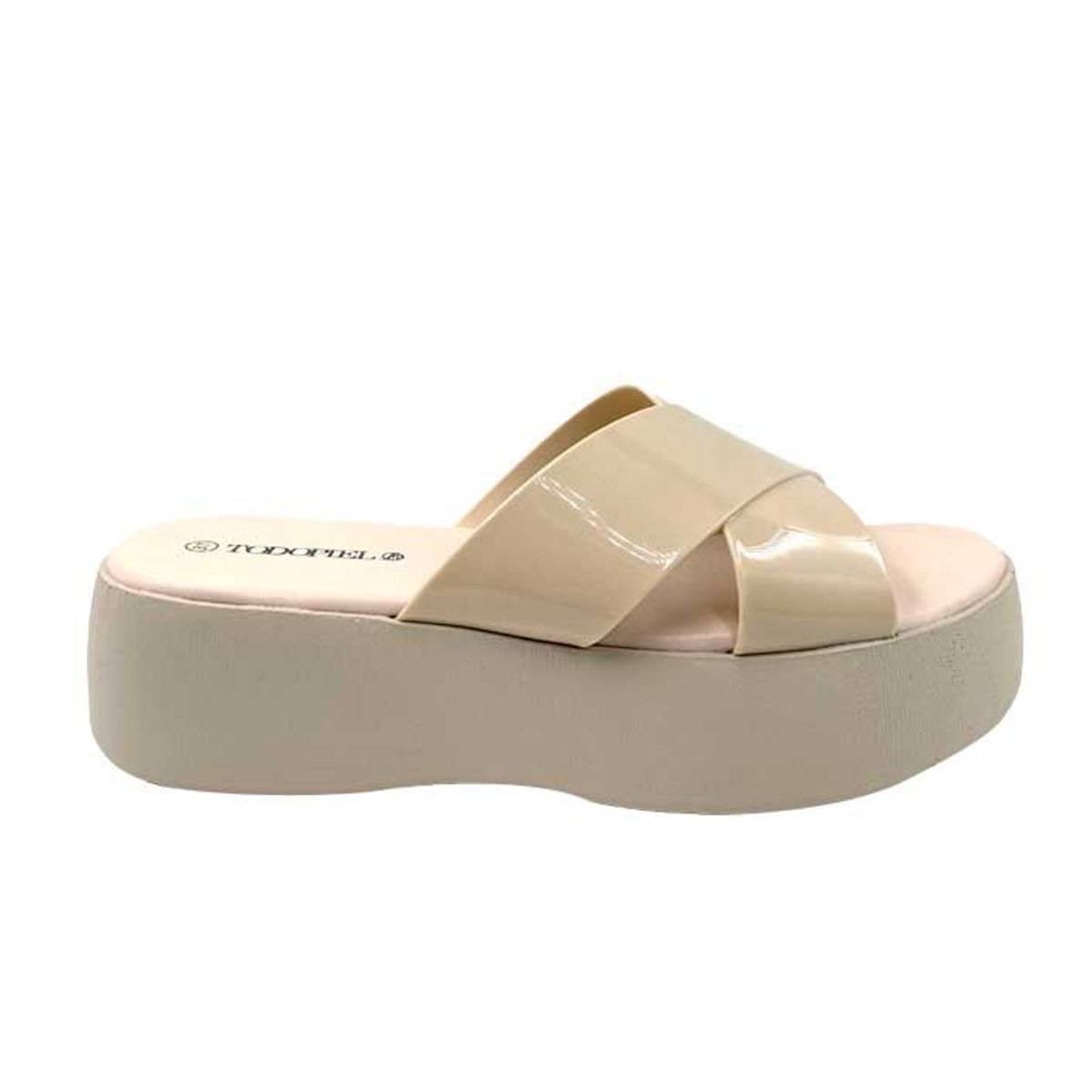TODOPIEL - Sandalia Mujer Beige Todopiel
