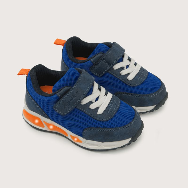 OPALINE - Zapatilla Bebé niño Azul 39477 Opaline