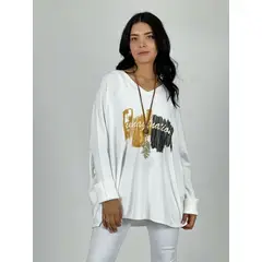 ENIGMATICA BOUTIQUE - Sweater Spandex IMAGINATION - Verde - Tamaño Único