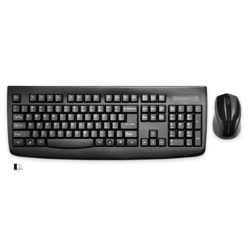 KENSINGTON - Combo de Teclado y Mouse Pro Fit Wireless Antiderrame inalámbrico