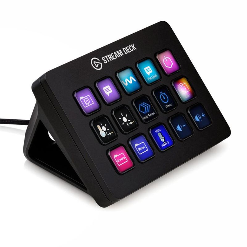 ELGATO - Elgato Stream Deck MK.2 Negro 15 botones
