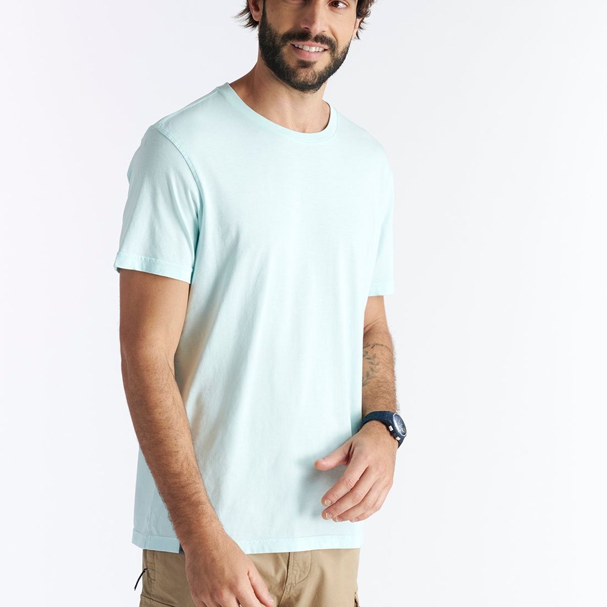 NIMTU - Polera Tres Cruces Celeste Nimtu