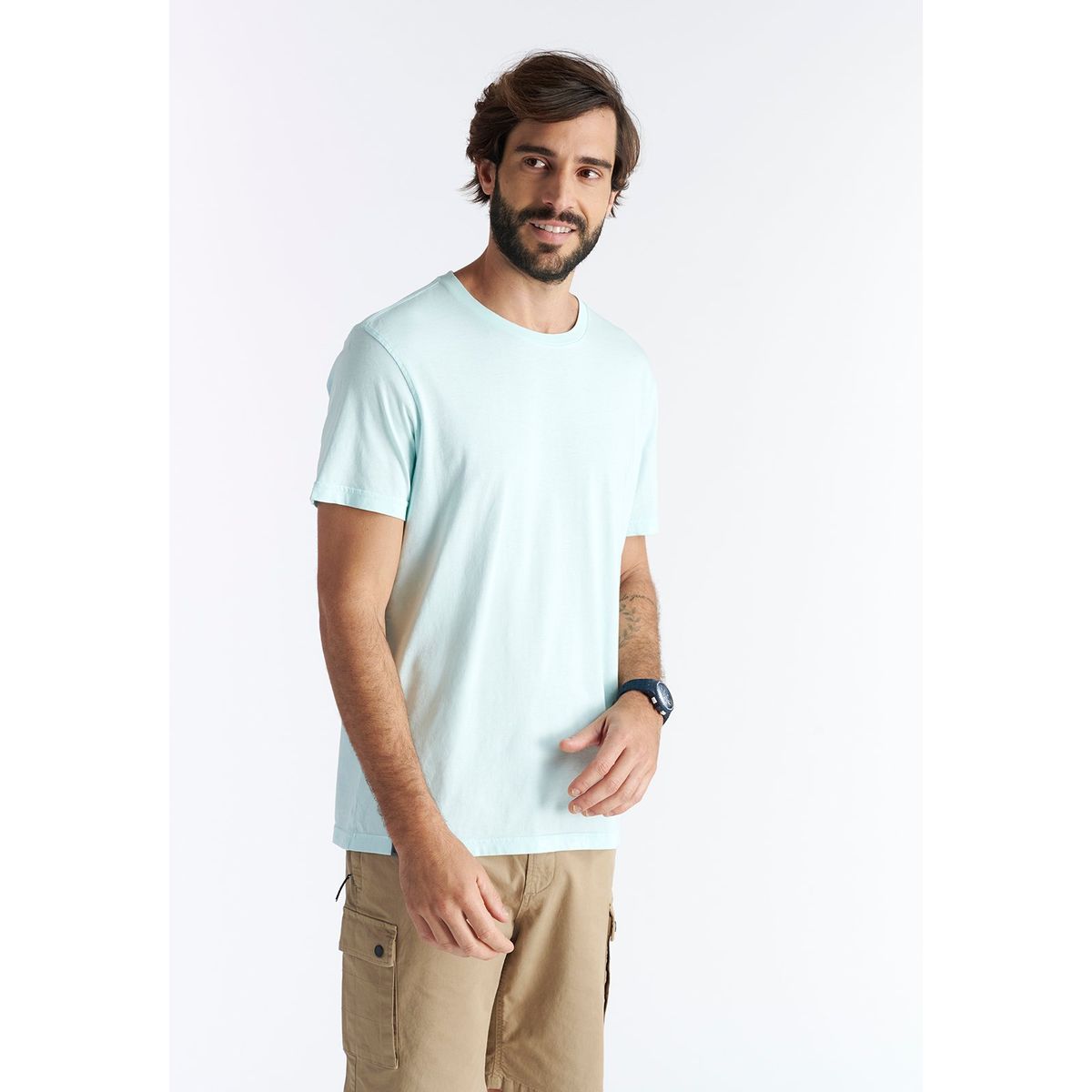 NIMTU - Polera Tres Cruces Celeste Nimtu