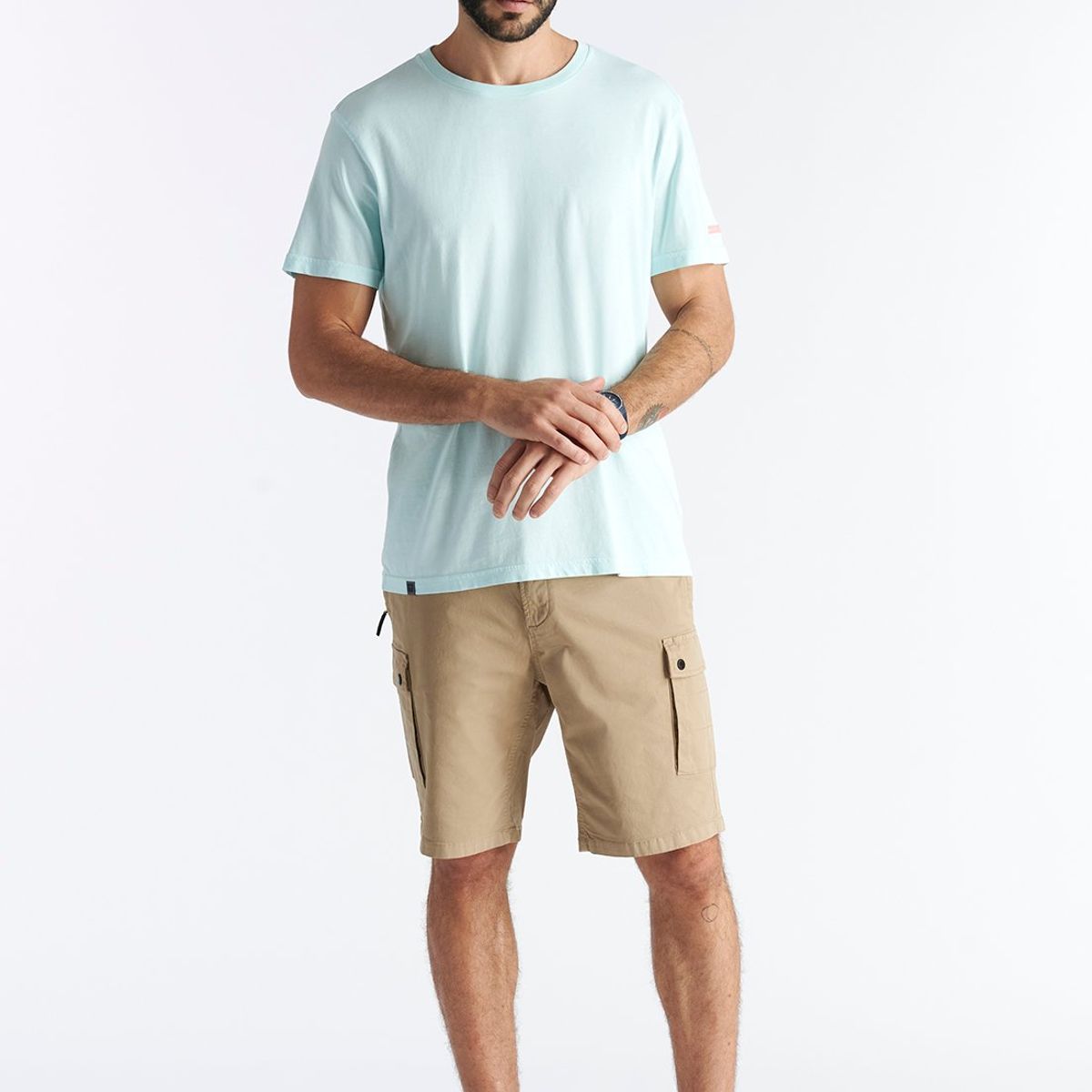 NIMTU - Polera Tres Cruces Celeste Nimtu