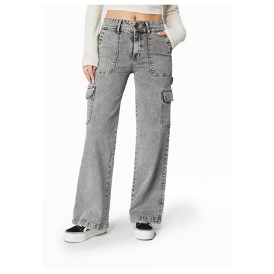 Imagen 2 del producto Jeans Palazzo Tiro Medio Mujer