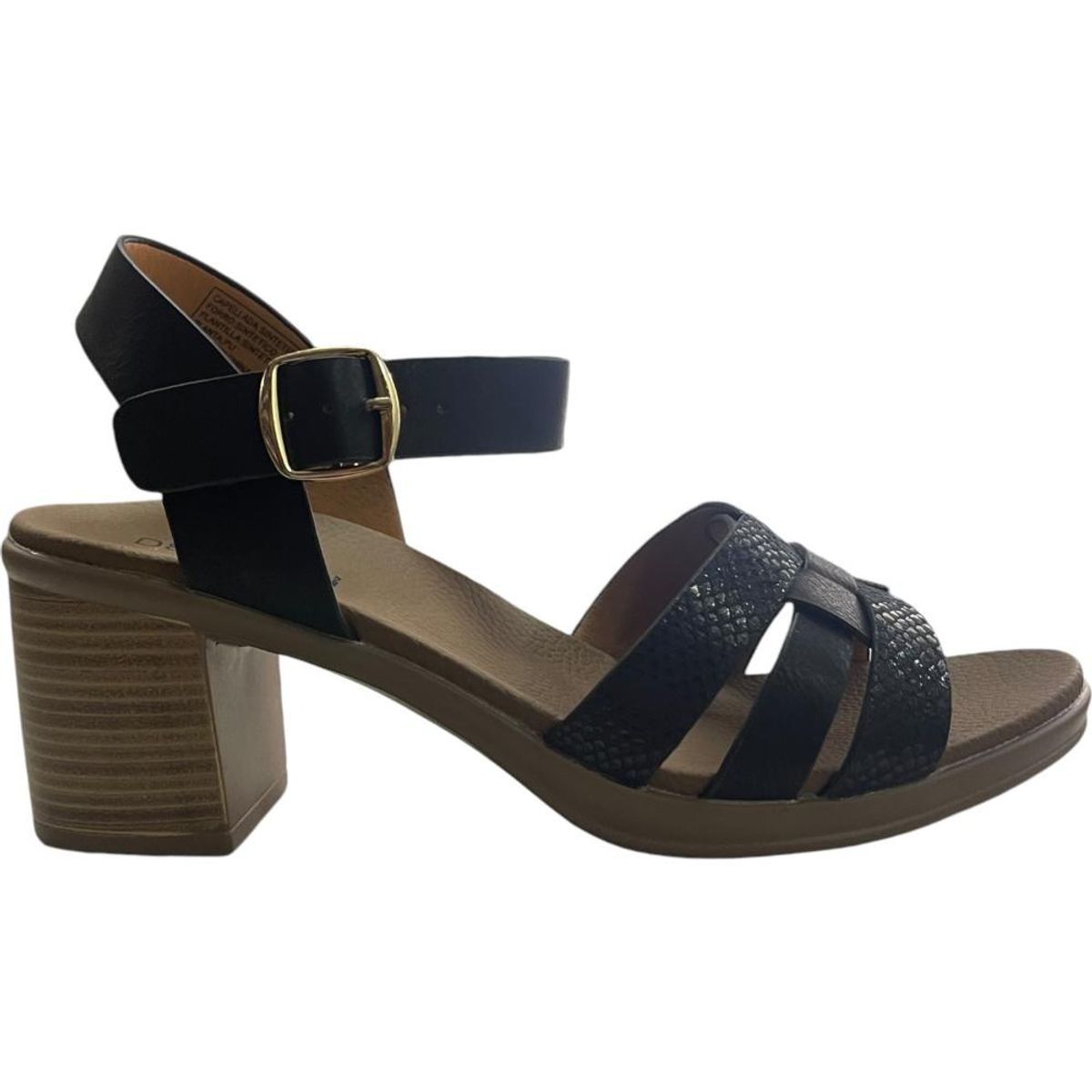 DETOGNI - Sandalia Mujer Negro Basilia Detogni - Negro