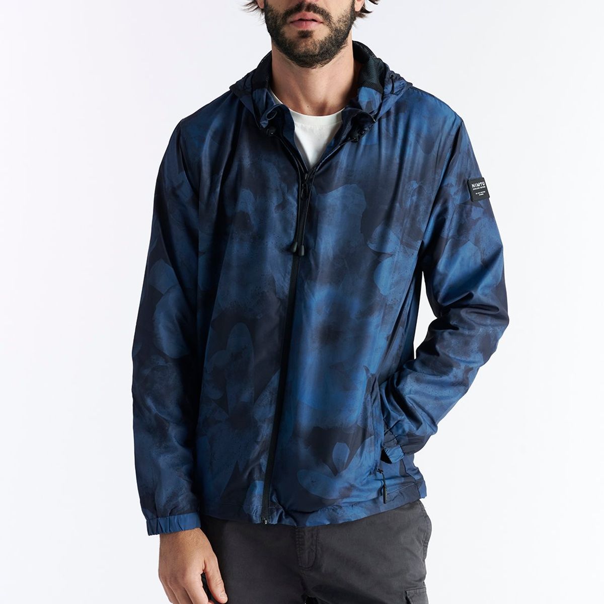 NIMTU - Chaqueta Cortaviento Temu Negro Nimtu