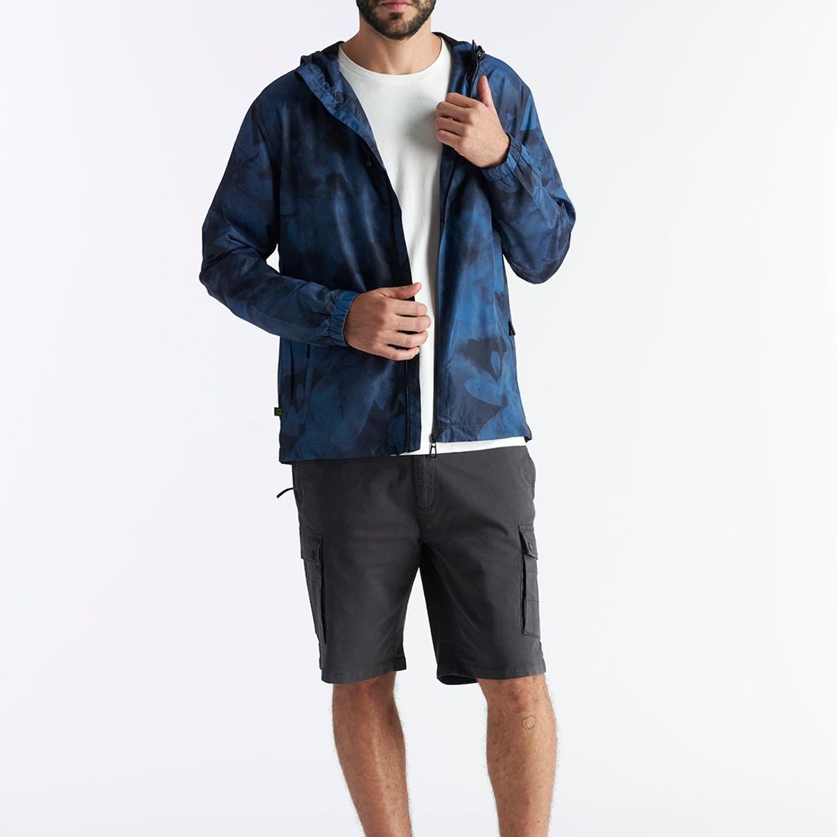 NIMTU - Chaqueta Cortaviento Temu Negro Nimtu