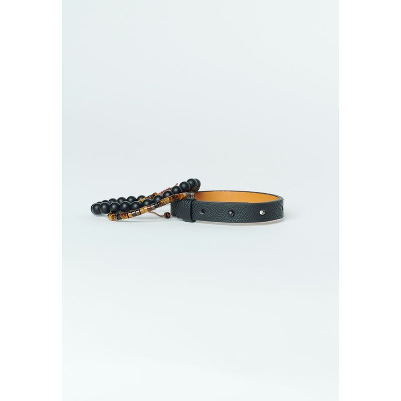 NEW MAN - Pulsera Esfera Negro New Man