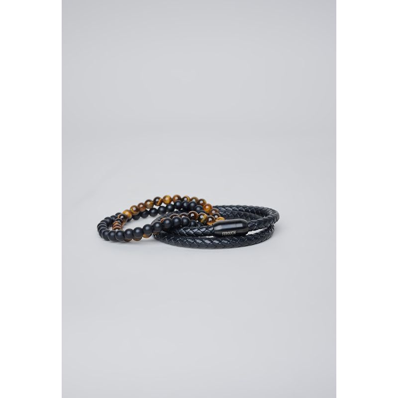 FEROUCH - Pulsera Michigan Negro Ferouch